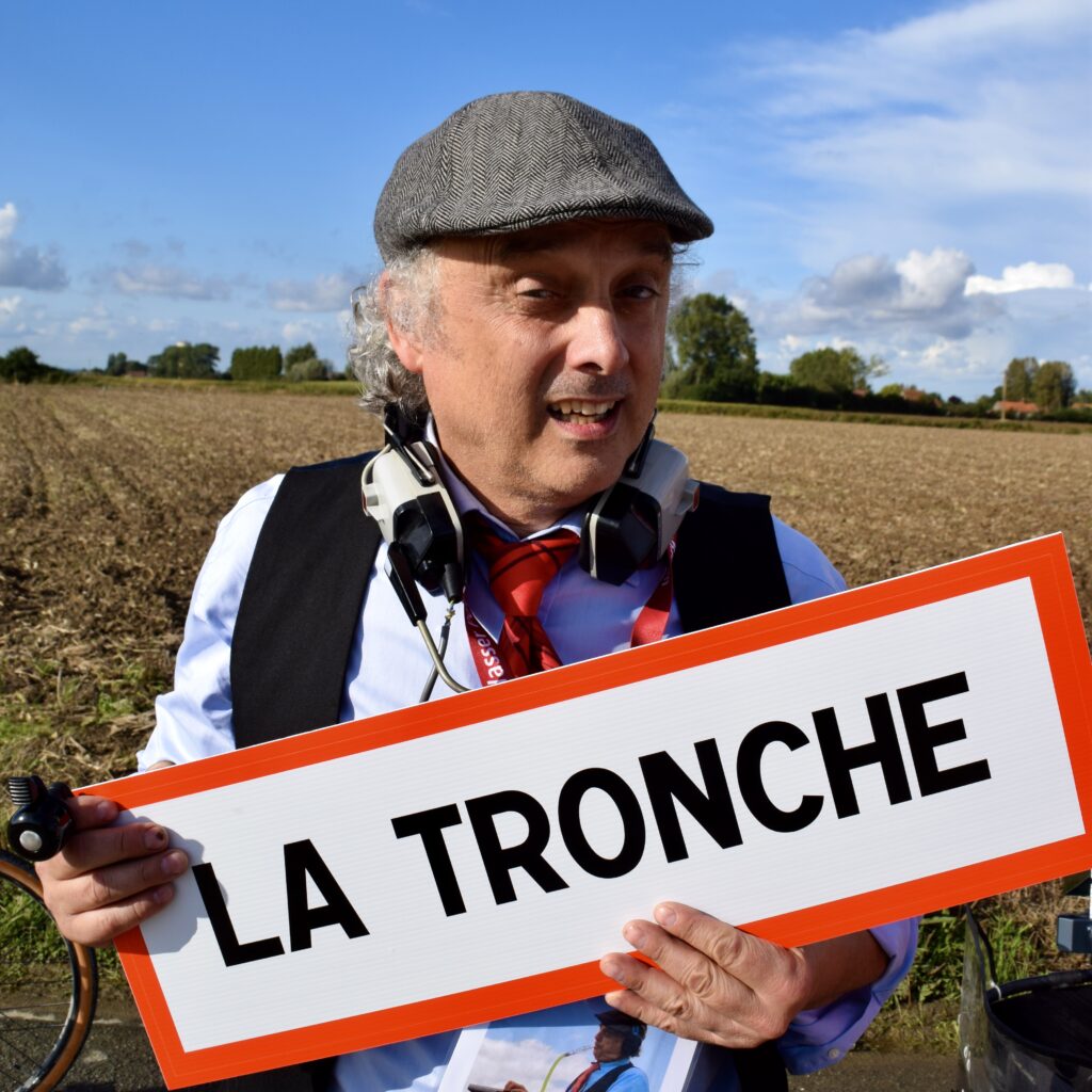 Jean-Claude Olevié, commentateur intarissable spectacle vélo